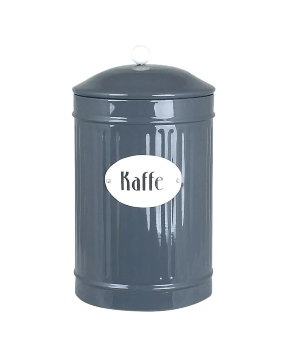 Plåtburk Hugo Kaffe Blå