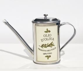 Olivoljekanna Olio d'oliva Classico i rostfritt - 500 mL