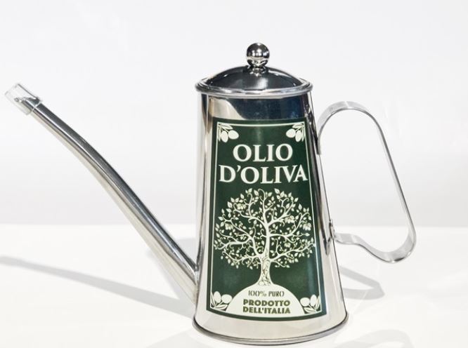 Olivenoliekande Olio i rustfrit stål